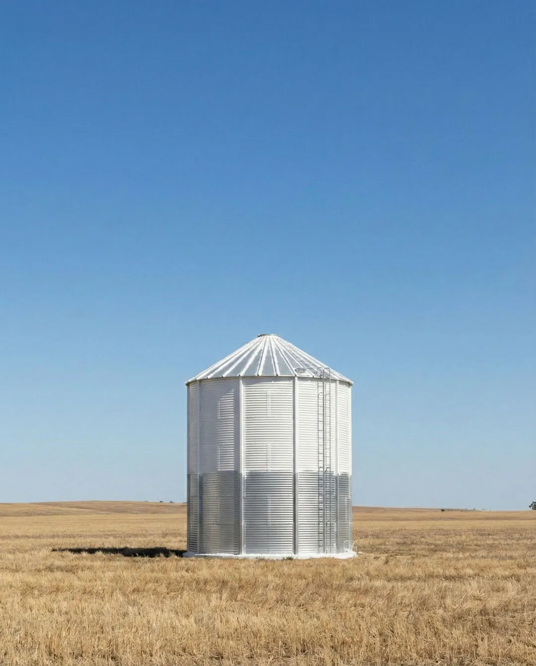 A small sealed silo