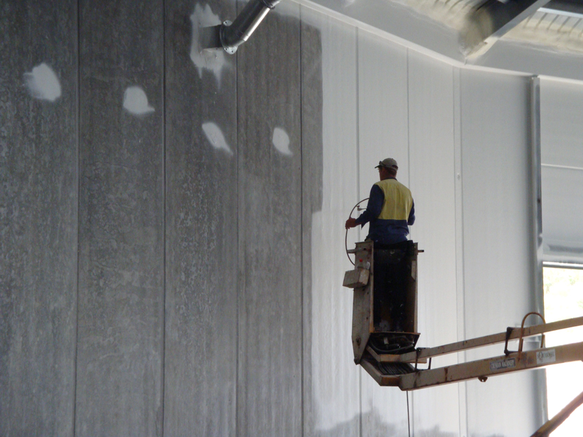 Step 4: Internal wall sealed with Glo-Mastic membrane over our concrete penetrating Sealer “A” 101 sealer. O